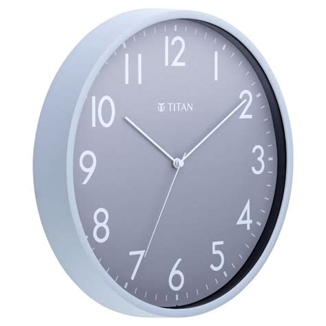 Buy Online Titan Silent Sophistication: Grey Clock with Striking ...