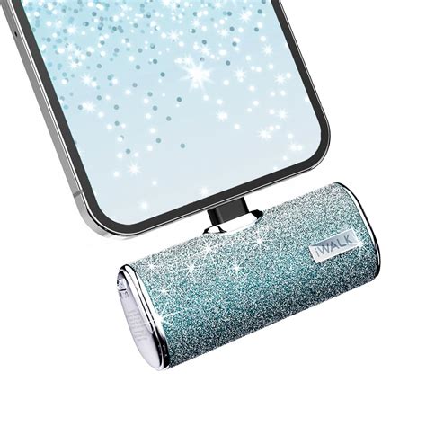 iWALK Mini Portable Charger 4500mAh Ultra-Compact Power Bank Small and ...
