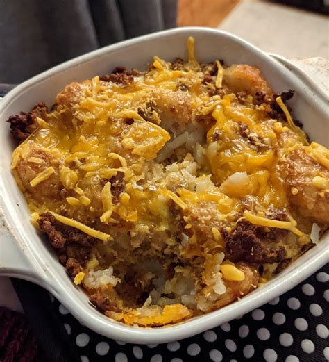 Breakfast for dinner. tots, just egg, morningstar sausage, cheez. 🧑‍🍳 ...