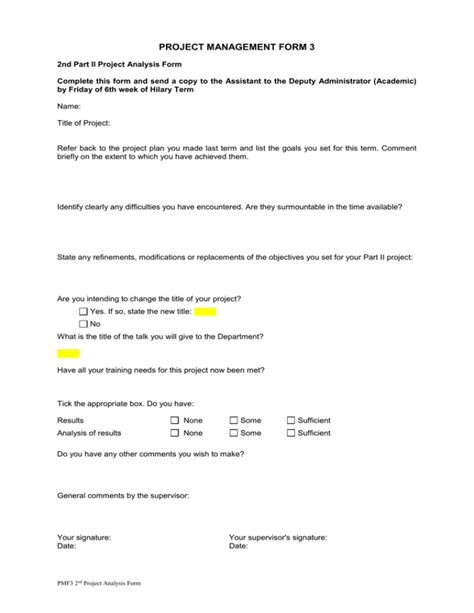 Image result for Video Project Management Form