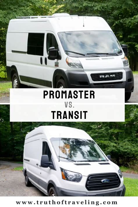 Image result for Van Conversion Promaster vs Transit