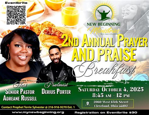 NBM 2nd Annual Prayer & Praise Breakfast, New Beginning Ministries ...
