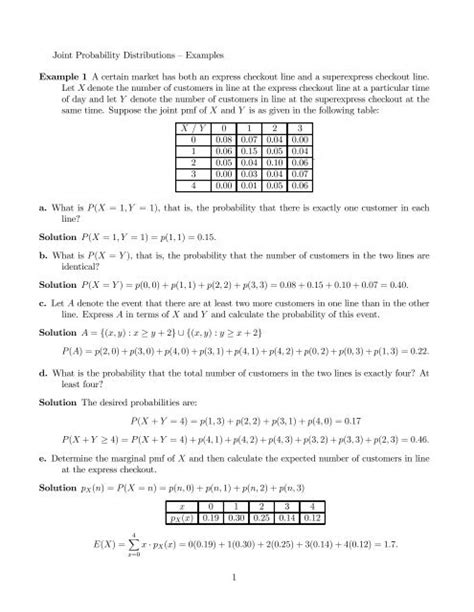 Image result for Joint Probability Example