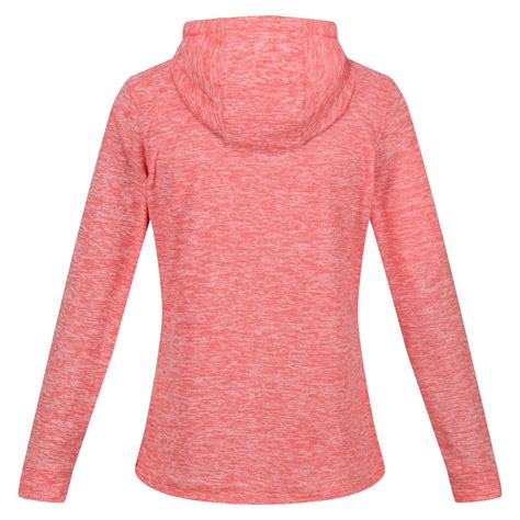 Womens/Ladies Azaelia Marl Lightweight Hoodie (Peach Bloom) REGATTA ...