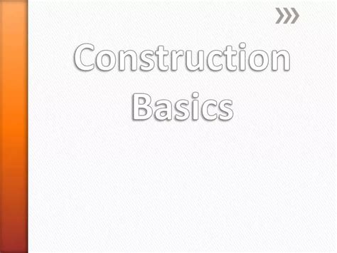 Construction Basics 的图像结果
