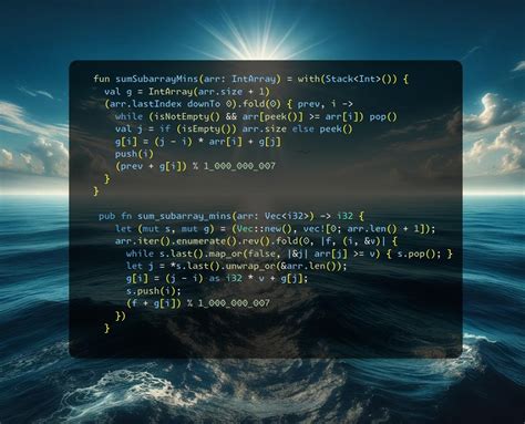 Sum of Subarray Minimums Leetcode 的图像结果
