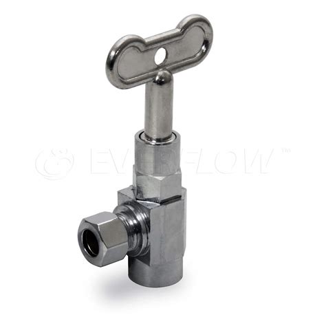 Everflow Supplies 93212PR-NL Lead Free Boxed Quarter Turn Straight ...