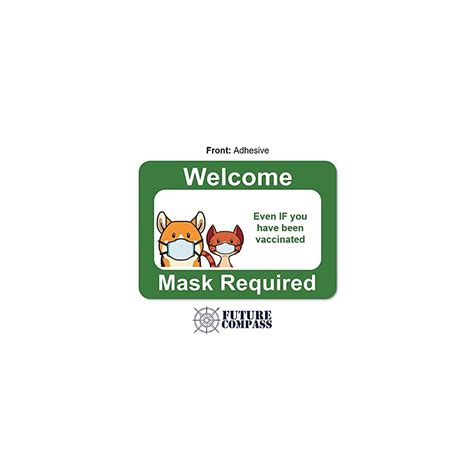 Mask Required Even If You Have Been Vaccinated Sign | Ubuy India