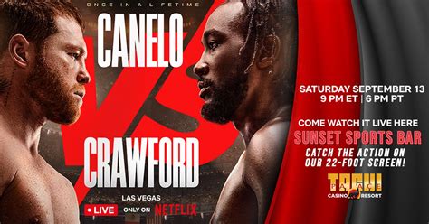 Canelo vs. Crawford WATCH PARTY, Tachi Palace Casino Resort (Lemoore ...