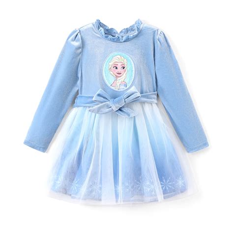 Disney Frozen Girls Dresses Elsa Character Mesh Tutu Party Skirt ...
