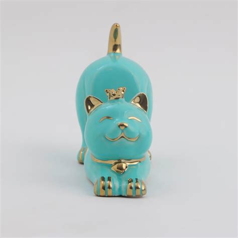 Buy Souvenir Ceramic Cat Figurine with Mobile Phone Holder from Home ...
