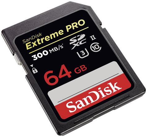 Memoria SDHC SanDisk Extreme Pro 64GB 300MB UHS-II SDS