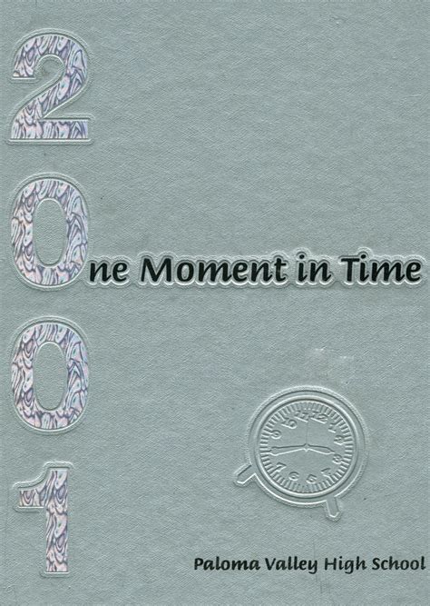 2001 yearbook from Paloma Valley High School from Menifee, California ...