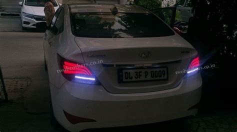 VERNA FLUIDIC 4S BMW STYLE MATRIX LED TAIL LIGHTS - Car Projector DRL ...