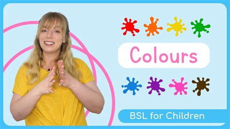 Sign Language Colours BSL 的图像结果