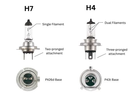 H4 vs H7 Headlight Bulb | Full Difference Explained - NAOEVO