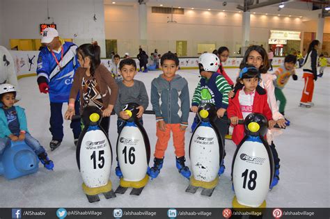 تزلج لدينا، أكبر صالة تزلج على الجليد في #الشارقة فقط في #قرية_الشعب ...