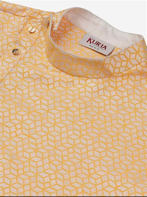 Sorbat Yellow Kurta for Men – The Kurta Company