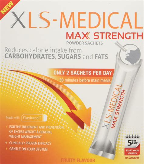 Buy XLS Medical Max Strength Sachets - Reduce Calorie Intake from ...