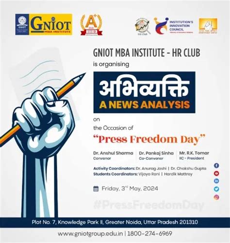 Press Freedom Day | GNIOT Campus, Greater Noida