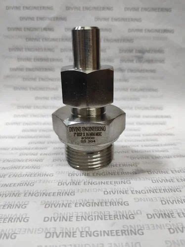 Instrumentation Fittings - Stainless Steel M x F Adapter from Mumbai