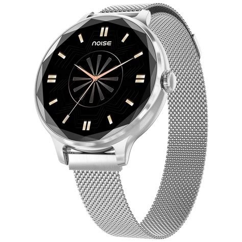 Noise Diva Smartwatch with Diamond Cut dial, Glossy Metallic Finish ...