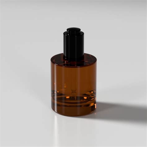 60ML | Amber Glass Button Dropper Bottle Heavy Base – LuxeGlass