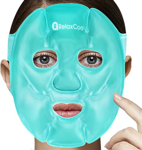 Amazon.com: MR.ICE Gel Face Ice Pack Mask, 2 Cooling Masks for Face ...