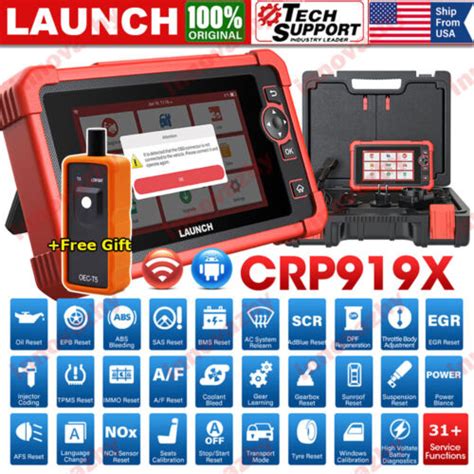 Buy LAUNCH CRP919X Auto OBD2 Bidirectional Full System Diagnostic ...