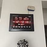 Buy Ajanta Quartz Plastic Digital LED Rectangle Wall Clock (DC 017, 39. ...