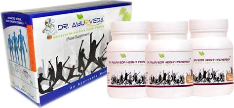 HEALTHBIZZ Dr. Ayurveda Height Increaser For Body Growth Supplement ...