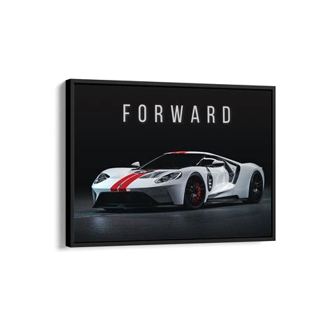 Forward - Ford GT Super Car Wall Poster – The Mortal Soul