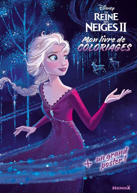 Buy Disney la reine des neiges 2 mon livre de coloriages + un grand ...
