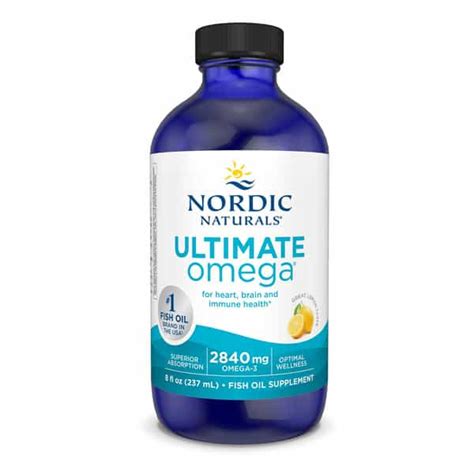 Buy NORDIC NATURALS ULTIMATE OMEGA 3 FATTY ACIDS LIQUID FISH OIL FOR ...