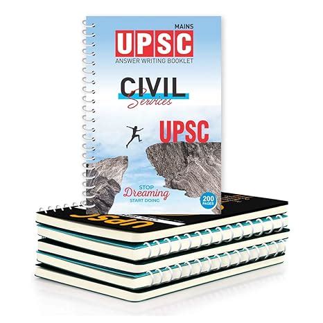 WonderHub UPSC Mains Answer Writing Booklet (200 pages in one booklet ...