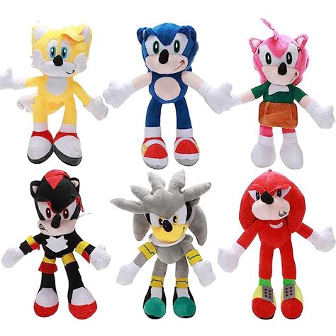 Buy Crasoldiers Super Sonic Plush Toys 11in Sonic Stuffed Animals Set ...