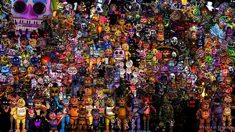 All FNAF Characters (Official) : r/fivenightsatfreddys