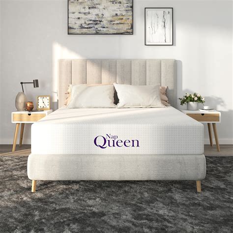 NapQueen 8 Inch Queen Size Mattress, Bamboo Charcoal Memory Foam ...