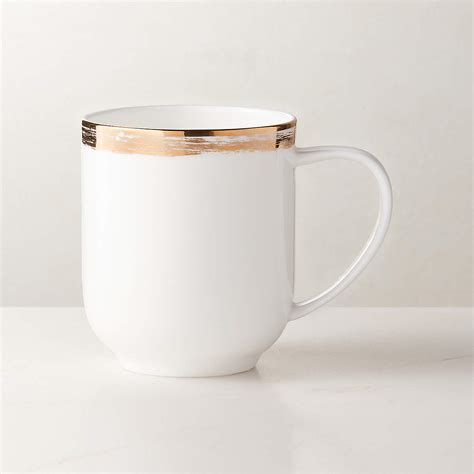 Isa White Fine Bone China Coffee Mug | CB2 Canada