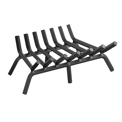 Snapklik.com : Fireplace Grate 24 Inch Solid Steel Heavy Duty Firewood ...