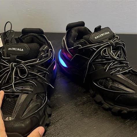 Balenciaga track led sz 43 comes wit charger light... - Depop