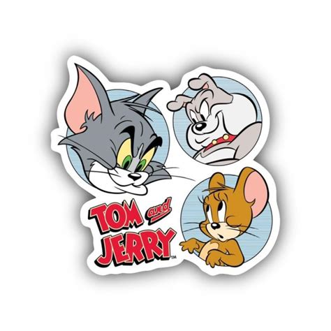 Tom Jerry and Spike Sticker – A Fun Addition | Print-on-Click