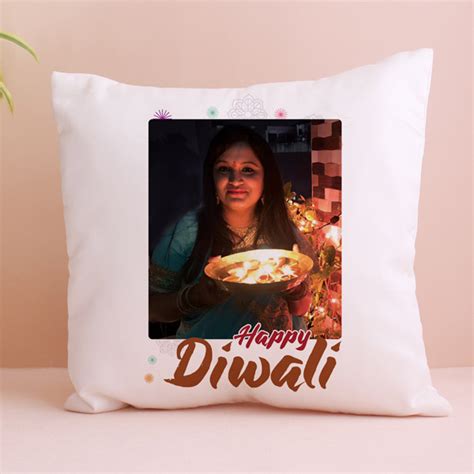 Buy Lovely Personalized Diwali cushion Online - DW19-93345 | Giftalove