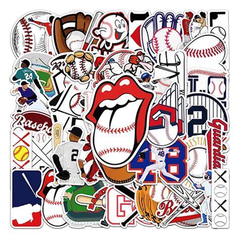 Image result for Baseball Stickers Small Print