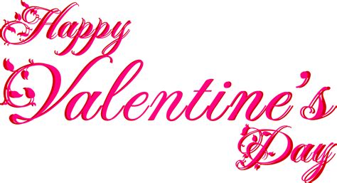 happy valentines day text icon 15732069 PNG