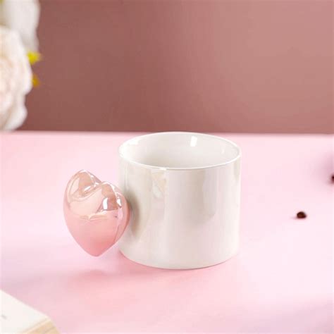 Heart Balloon Coffee Mug Set Of 2 Pink Blue 330ml Online - Premium ...