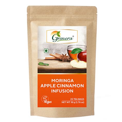 Moringa Apple Cinnamon Herbal Infusion | Spiced Herbal | Wellness ...