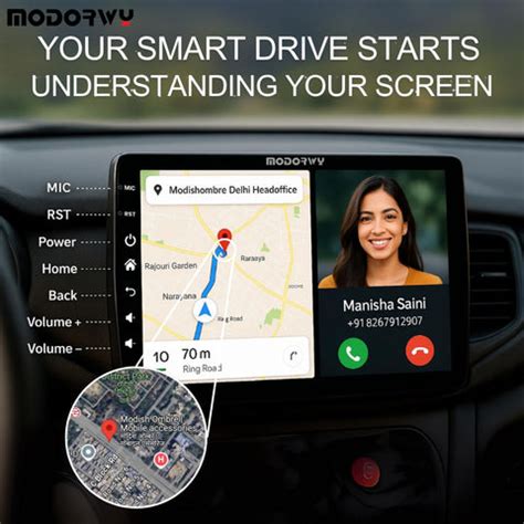 Modorwy 9-Inch Car Android System for Honda City I-VTEC | OS 13 | QLED ...