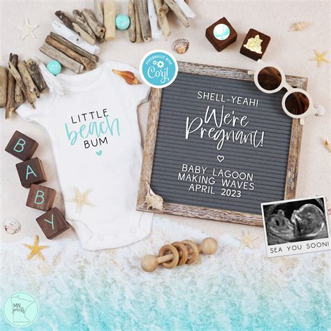Beach Pregnancy Announcement