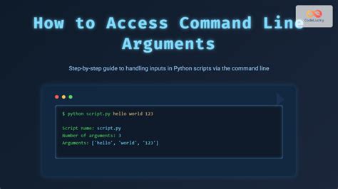 Image result for Examples for Programs That Take Command Line Arguments in Python